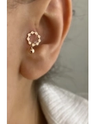 Top Sallantılı Piercing Küpe