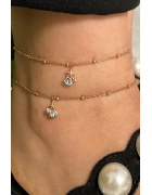 Top Zincirli Deniz Kabuğu Halhal