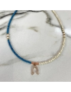 Turkuaz&İnci Figür Kolye