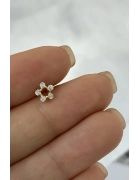 Yuvarlak Taşlı Tragus Küpe