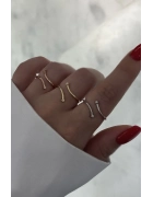 Yuvarlak Taşlı Yüzük