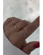 Yuvarlak Taşlı Yüzük