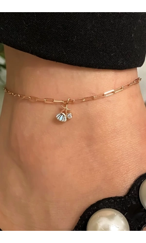 Ataç Zincirli Deniz Kabuğu Halhal