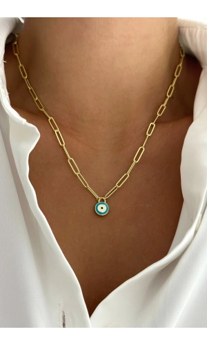 Ataç Zincirli Göz Kolye