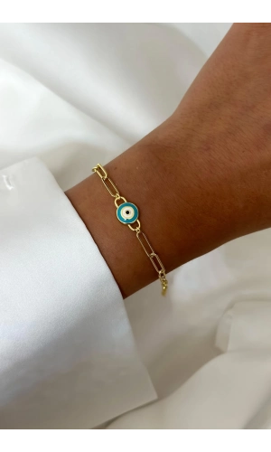 Ataç Zincirli Mineli Bileklik