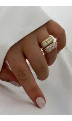 Baget Taşlı Yüzük