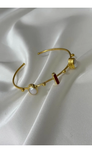 Doğal Taş Kelepçe Bileklik