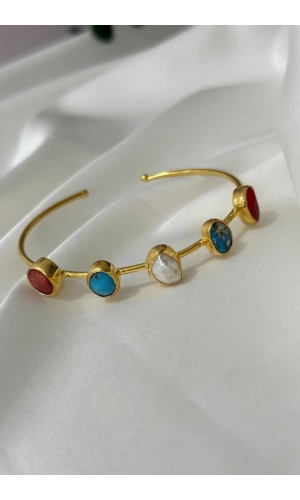 Doğal Taş Kelepçe Bileklik