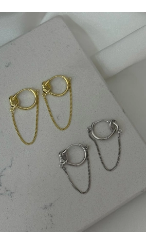 Düğüm Halka Küpe