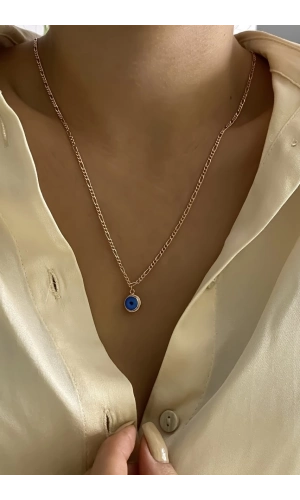 Figaro Zincirli Göz Kolye