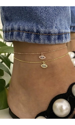 Göz Detaylı Halhal