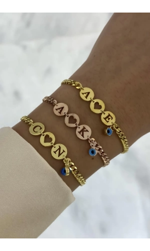 Gurmet Zincirli Pul Temalı Bileklik