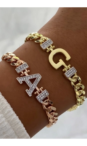 Harfli Gurmet Bileklik