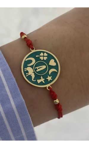 Harfli Şans Bilekliği