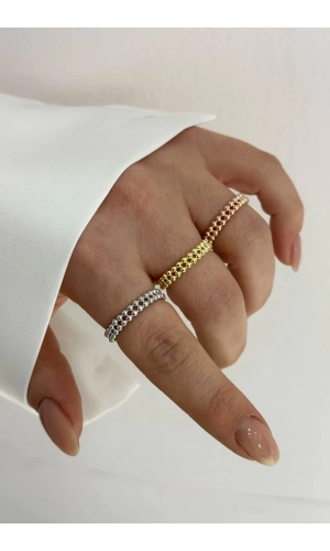 İki Sıra Top Yüzük