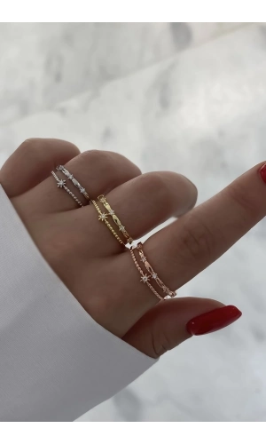 İkili Yıldız Yüzük