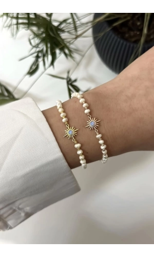 İncili Kutup Yıldızı Bileklik