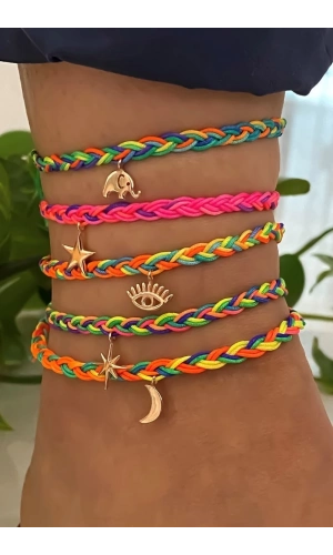 İpli Neon Halhallar