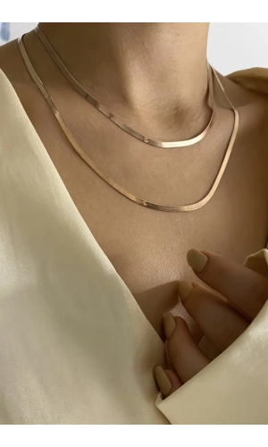 İtalyan Yassı Kolye