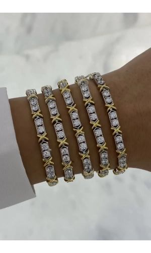 İthal İki Renkli Su Yolu Bileklik