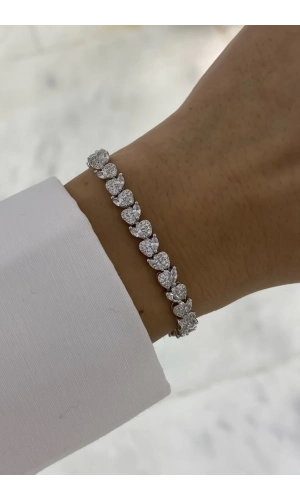 İthal Markiz Kesim Taşlı Suyolu Bileklik