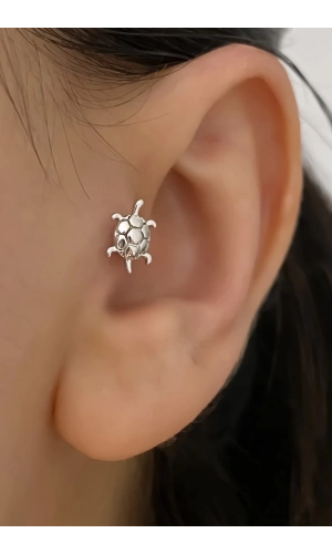 Kaplumbağa Piercing Küpe