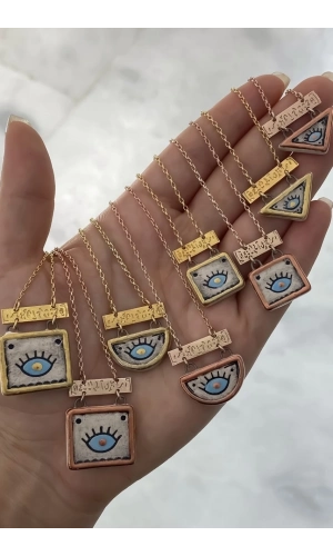 Küçük Seramik Tılsım Kolye