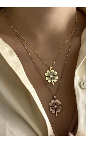 Küçük Yonca Kolye