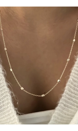 Küp Detaylı Zincir