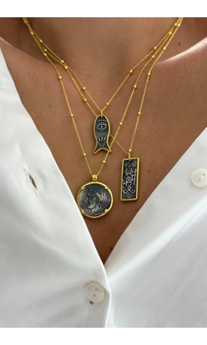 Madalyon Tılsım Kolye