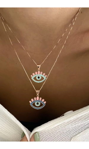 Mineli Göz Kolye