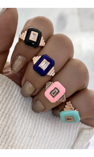 Mineli Madalyon Yüzük