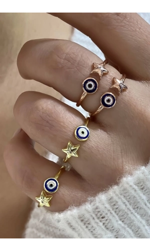 Mineli Yıldız Yüzük