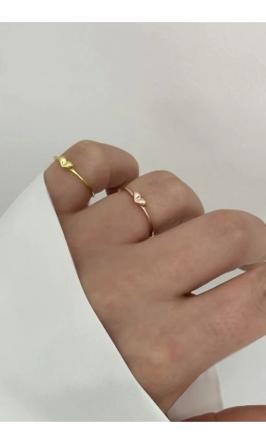 Minimal Kalp Yüzük