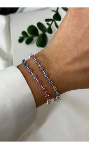 Mix Taşlı Suyolu bileklik