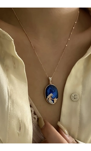 Okyanus Sedefi Denizkızı Kolye