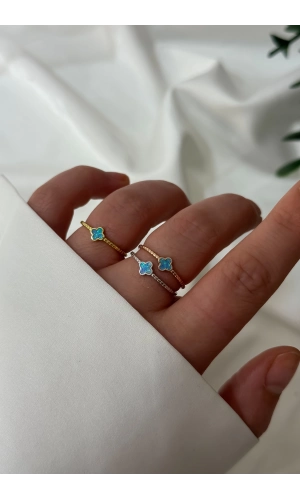 Opal Çiçek Yüzük