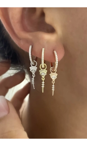 Sallantılı Göz Küpe