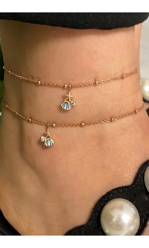 Top Zincirli Deniz Kabuğu Halhal