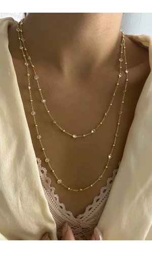 Toplu Tiffany Kolye 110 CM