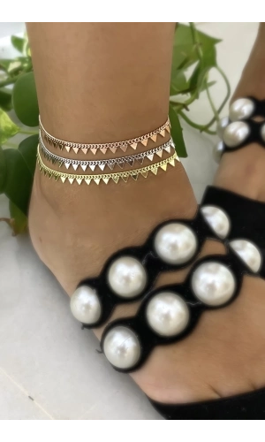 Üçgen Detaylı Halhal