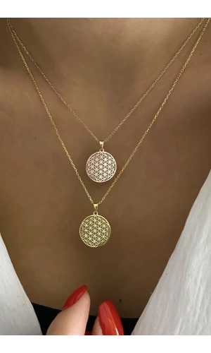 Yaşam Çiçeği Kolye 1.5 cm