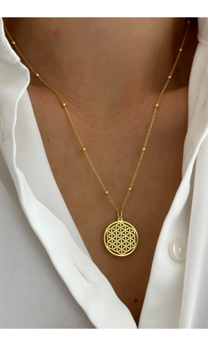 Yaşam Çiçeği Kolye