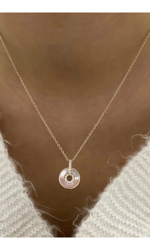 Yuvarlak Sedef Kolye