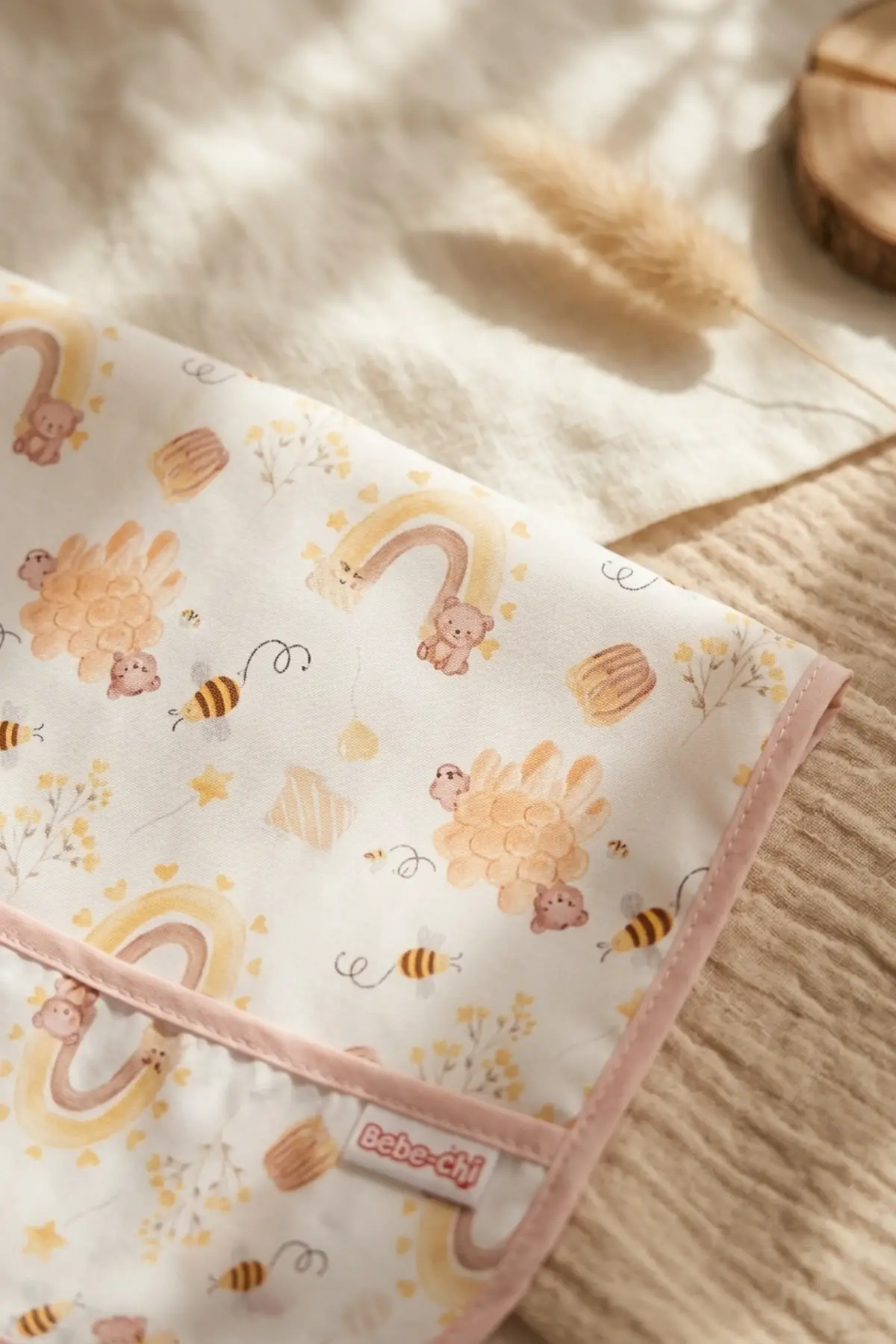 TinyBee Leke Tutmaz Sıvı Geçirmez Uzun Kollu Bebek Mama Önlüğü - 2li Set BLW Uyumlu Kırıntı Cepli 6-24 Ay