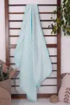 Biyeli Unisex Bebek Nohut Battaniye 80*80 Cm - Turkuaz