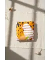Zürafa Desenli Sıvı Geçirmez Uzun Kollu Unisex Bebek Mama ve Aktivite Önlüğü 6-24 Ay