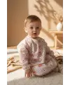 Teddy Guard Su Geçirmez Uzun Kollu Cepli Bebek Mama Önlüğü - Ayıcık Desenli BLW ve Aktivite Önlüğü