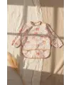 Teddy Guard Su Geçirmez Uzun Kollu Cepli Bebek Mama Önlüğü - Ayıcık Desenli BLW ve Aktivite Önlüğü