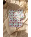 Unicorn Desenli Uzun Kollu Sıvı Geçirmez Bebek Mama Önlüğü - BLW Uyumlu, Cepli ve Leke Tutmaz Ek Gıda Önlüğü 6-24 Ay